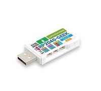 Waveshare RP2040 Geek Placa de Desarrollo Basado en Raspberry Pi RP2040 Microcontrolador, Onboard USB-A Interfaz, SWD/UART / I2C Puerto, TF Card Slot, 1.14inch 65K Color IPS LCD Display