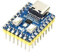 Waveshare RP2040-Zero Placa con Pins Presoldado, Basada en Raspberry Pi MCU RP2040, Dual-Core Arm Cortex M0+ Procesador, Flexible Clock Running up to 133MHz, Onboard 2MB Flash, USB-C Conector