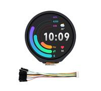 waveshare RP2350 MCU - Placa MCU con pantalla LCD táctil redonda de 1.3 pulgadas, 240 × 240 píxeles, pantalla IPS a color de 65 K, diseño de doble núcleo y arquitectura doble, sensor de 6 ejes