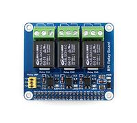 Waveshare RPi Relay Board, with 3-Way Relay Control, with Pi 40PIN GPIO Extension Header, Compatible with Raspberry Pi Series Boards, Used for Pi to Control High Voltage/Current Devices