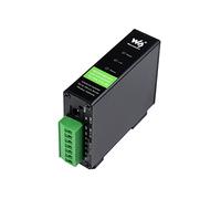 Waveshare RS232/485/422 a Ethernet, servidor serie industrial aislado de montaje en riel con función POE, soporte de puerta de enlace Modbus, múltiples modos de comunicación