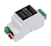 waveshare Servidor serie industrial Ethernet RS485 a RJ45, módulo Ethernet, TCP/IP a serie, compatible con montaje en riel/puerta de enlace Modbus, servidor TCP/cliente TCP/modo UDP/multidifusión UDP