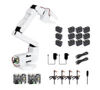 Waveshare SO-ARM101, Open-Source 6-Axis Robotic Arm, Native Support for Hugging Face LeRobot, High-Torque Bus Servo, Photosensitive Resin 3D-Printed Parts, 3DP Parts Kit