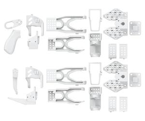Waveshare SO-ARM101, Open-Source 6-Axis Robotic Arm, Native Support for Hugging Face LeRobot, High-Torque Bus Servo, Photosensitive Resin 3D-Printed Parts, The 3DP Parts Only