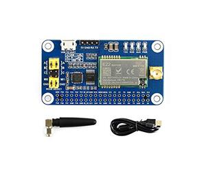 Waveshare SX1262 Lora Hat for Raspberry Pi Spread Spectrum Modulation 868MHz Auto Multi-Level Repeating Supports Wireless Parameter Configuration & Fixed-Point Transmission Support Meshtastic Project