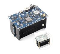 Waveshare UPS Hat (E) for Raspberry Pi 5/4B/3B+, Supports 4× 21700 Li Batteries (Not Included), Bi-Directional Fast Charging, 5V 6A Output, Pogo Pins Connector
