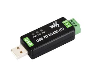 Waveshare USB To RS485 (C) Industrial Grade Isolated Bidirectional Converter, Features The FT232RNL Chip, Onboard Isolated Transceiver and TVS, Up To 1.2km RS485 Transmission Distance