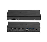 WAVLINK 20 en 1 USB-C/USB 3.0 Quad 4K Dual 5K@60Hz Estación de Acoplamiento Universal para portátiles Mac y Windows. Admite Carga PD/DC de hasta 100 W, Ethernet 2,5G, USB 3.1/3.0-A, Ranuras SD/TF 4.0