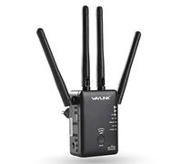 Wavlink AC1200 - Amplificador WLAN doble (compatible con todos los dispositivos WLAN, repetidor de señal Wi-Fi (repetidor WLAN, router/modo de punto de acceso inalámbrico, WPS, Plug & Play, 2 puertos Ethernet)