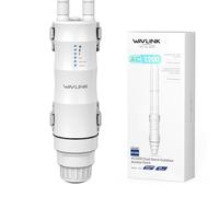 WAVLINK AC1200 Repetidor WiFi Exterior Largo Alcance PoE - Amplificador de Señal Doble Banda 2.4G+5G IP67 Impermeable, Punto de Acceso Outdoor con Antenas Potentes, Ideal para Jardín Piscina Parking