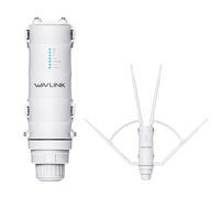 WAVLINK AC1200 - Repetidor WLAN al aire libre, extensor WLAN para exteriores con alimentación a través de Ethernet, adaptador IP65, Gigabit RJ45, MU-MIMO, 4 antenas de 7 dBi para 100 m im Außenbereich