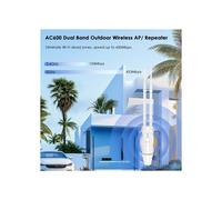 Wavlink AC600 Outdoor Dual-Band WiFi Repeater, Passive PoE Model, Wireless Access Point/Repeater/Router Modes