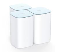 WAVLINK AX3000 Sistema Mesh WiFi 6 (Pack de 3) - Router Doble Banda para Toda la Casa, Cobertura 4800 Sq.Ft., 256 Dispositivos, 3 Puertos Gigabit, VPN, App, 5 Antenas 5dBi