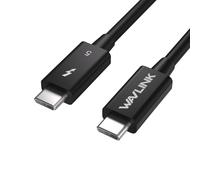 WAVLINK Cable Thunderbolt 5, 120 Gbps y 240W, soporte 8K/16K, compatible TB4/3/USB4/3, ideal para juegos, portátiles, monitores y docks