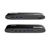WAVLINK DisplayLink - Estación de Carga con 3 HDMI, 13 en 1, Doble Pantalla 4K + 2K, Carga de 100 W, USB A de 5 GB/s, Ethernet, Compatible con Windows/Mac OS/MacBook Neo