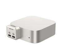 WAVLINK Hub USB-C dual para Mac mini M4/M4 Pro, base de expansión 6 en 1 Mac mini con 2 USB A de 10 Gbps, 2 USB C de 10 Gbps, lector de tarjetas SD/TF, transferencia de datos de alta velocidad y
