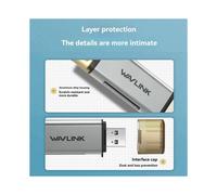WAVLINK Lector de Tarjetas con Conector Dual USB C y USB 3.0, Adaptador de Tarjeta Micro-/TF de Alta Velocidad para PC, Tableta, Android OTG