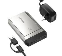 WAVLINK NVMe Cloner, 20Gbps M.2 Duplicator Dual-Bay Offline Clone Tool-Free, M.2 Cloner with Heat Dissipation, NVMe Enclosure for SSDs PCIe Sizes 2230/2242/2260/2280, Support NVMe and AHCI, up to 8TB