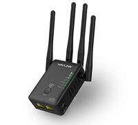 WAVLINK Repetidor WiFi, Amplificador WiFi con Función de Enrutador, AC1200 Extensor WiFi con 2 Puertos Ethernet y WPS, with Repeater/Router/Wireless Access Point Mode, Compatible with Any Router