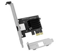 WAVLINK Tarjeta De Red PCIe Base-T 2.5G, Adaptador Ethernet PCI Express De 2500/1000/100Mbps con RTL8125B, Tarjeta De Interfaz De Red 2.5G para Windows 11/10/8.1/7 Y Linux con Soporte De Perfil Bajo