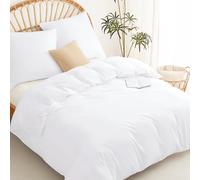 WAVVE Funda Nórdica 220x240 cm 1pc con Funda Almohada 80x80 cm 2pcs, Blanco