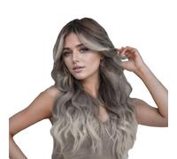 Wavy Wig, Middle Part Lace Front Wig Wavy Curl, 25 Inches Comfortable Headwear, Stylish Hair Accessorie, Size, Perfect for Birthdays, Gatherings Flawless Head Wear Looking