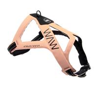 WAW Arnes Para Perros Ergo Vest Village Camel/Negro Para Perros, Máx. Comodidad