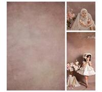 WaW - Telón de fondo para estudio fotográfico, color marrón claro, para retrato, tela abstracta, para sesión de fotos, recién nacido, bebé, 1,5 x 2,2 m