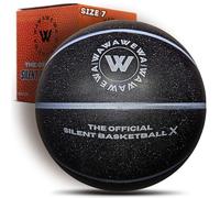 WAWAWEWA The Official Silent Basketball X (Talla 7) - Balón de Baloncesto Interior sin comprimir para un regate silencioso, Pelota de Espuma de Poliuretano ranurada sin Aire para Entrenamiento en