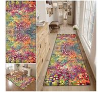 WAWFONG Alfombra de Pasillo Antideslizante para Cocina, Entrada del Salón y Comedor - 40 x 100 cm Lavable de Habitacion