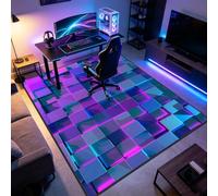 WAWFONG Alfombra Silla Ruedas Gaming Oficina Alfombra Silla Escritorio Alfombrilla Protectora para Silla de Oficina Tapete de Protección para Madera/Baldosas Laminado parqué Suelos Duros 130 x 160 cm