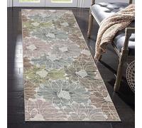 WAWFONG Alfombras de Pasillo Larga Alfombra para Cocina Alfombra Antideslizante Geometría Moderno Alfombras Grandes Lavable Alfombras Entrada Interiores 60 x 120 cm para Salón Dormitorio Lavadero