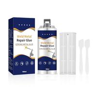 WAWJ® Agente de Reparación de Metal, Pegamento Extra Fuerte, Metal Mending Agent Resistencia al Calor Industrial Soldadura en Frío para Metal Utilizado para Reparar Defectos Fundición (100g)