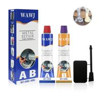WAWJ® Agente de Reparación de Metal, Pegamento Instantáneo Extra Fuerte, Metal Mending Agent Resistencia al Calor Industrial Soldadura en Frío para Metal para Reparar Defectos Fundición (80G)