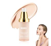 WAWJ® Base de Maquillaje Que Cambia de Color Para Pieles Envejecidas 30 ml, Base de Maquillaje Que Cambia de Color Para Pieles Maduras, Protector Solar, Corrector Para Todo Tipo de Pieles, SPF50