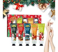 WAWJ® Crema de manos navideña, Set de Regalo para Mujer Crema, Hidratante Reparadora con Fragancias Rápida Absorción, Regalo para Navidad Acción de Gracias
