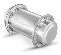 WAWPU Cápsula del Tiempo - Contenedor de Entierro - Acero Inoxidable Resistente a la Corrosión e Impermeable con Cerradura Duradera for un Futuro Regalo de Graduación, de 7.3 a 20 Pulgadas(10.2Inch)