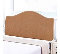 WAWPU Funda elástica for cabecera de Cama, Antipolvo, Gruesa y Suave, de Forro Polar Coral, for Camas tamaño Queen, Twin, Full y King.(Brown,1.5M)