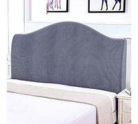 WAWPU Funda elástica for cabecera de Cama, Antipolvo, Gruesa y Suave, de Forro Polar Coral, for Camas tamaño Queen, Twin, Full y King.(Gray,90cm)