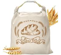 Wax Bread Bag, Food Storage Pouch, 16.93x12.99in Beeswax Seal Preservation Bag with Natural Breathable Material, Reusable Fresh Keeping System, Eco Friendly Storage Design, Kitchen Travel Use