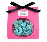 Wax Melts Artesanales Esencia a Mora - 16 piezas Aromáticas - Cera de soja - Ideal para quemador - Aromas a escoger - Figuras aleatorias (Ropa Limpia)