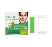 Wax Strips For Hair Removal 98% Natural Formula For Sensitive Skin Facial Hair Removal For Women Gently And Quickly Hair From Eyebrows Lips Body Legs And Bikini Line.