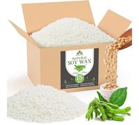 Waxcanpy Cera de Soja para Velas, Cera para Velas Premium 15kg, Cera para Velas Caseras, Cera de Soja 100% Natural para La Fabricación de Velas DIY