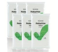 WAXKISS Paquete de 6 Bandas de Cera para Depilación con a Lavanda o Melocotón, Adecuado para el Cuidado de Manos y Pies, Ideal para Usar en Salones o en Casa para Limpieza e Hidratación