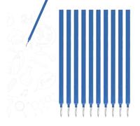 WAXKOP 10 Piezas Recambios Boligrafos Borrables, para Bolígrafos Legami, Azul Recambios Borrables Canetas, Punta de 0,7 mm, Altura 13 cm, Tinta Térmica,Azul Brillante