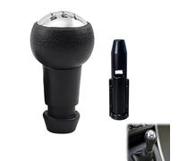 WaxYxaW Pomos de Palanca de Cambios Manual 5 Marchas para 206, 207, 208, 306, 307, 1007, 3008 y C1, C2, C3, C4, C5 - Acabado en Cromo Pulido y Diseño Ergonómico