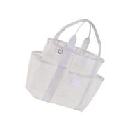 Wayfadacc Bolsa de playa con múltiples bolsillos para traje de baño, juguete de arena, bolso de gran capacidad, bolso de vacaciones, pícnics para fitness, natación, gran capacidad, juguete de arena
