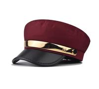 Wayfadacc British Hat - Boinas casuales para mujer con forma de octágono, durabilidad, mezcla de poliéster y algodón, aptas para viajes, plegables