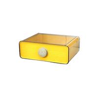 Wayfadacc Caja de almacenamiento transparente para lencería, múltiples sistemas divisores, construcción resistente para calcetines, ropa interior, armario