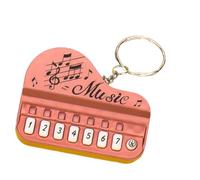Wayfadacc Charm Piano Pendse Keychain Titular Con Música Y Diseños De Luz Para Mujeres Varios Accesorios Diversión Personalización Soporte Llave Para La Pared